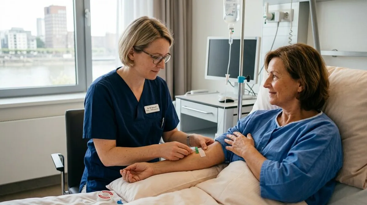 Ärztin analysiert Mikronährstoffe im Labor Düsseldorf