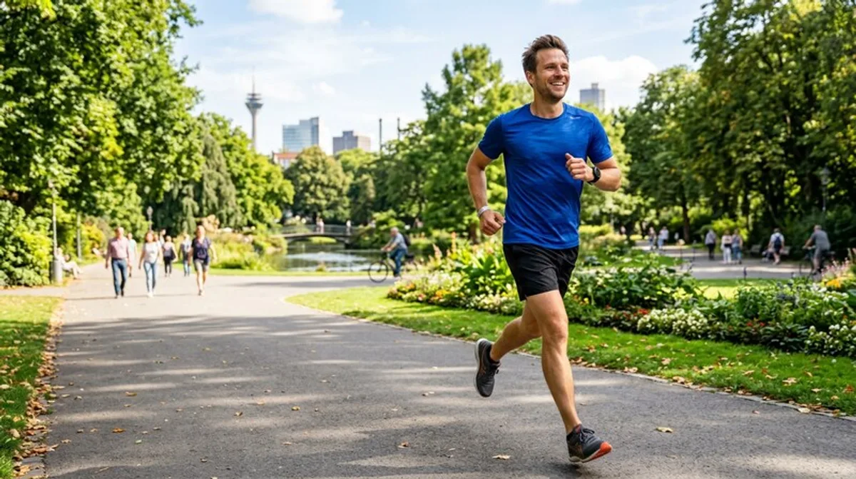 Konzentrierte Frau am Laptop energievoll