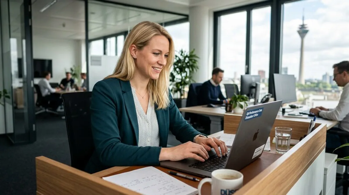 Vitale Frau läuft outdoor nach Vitamin-Protokoll